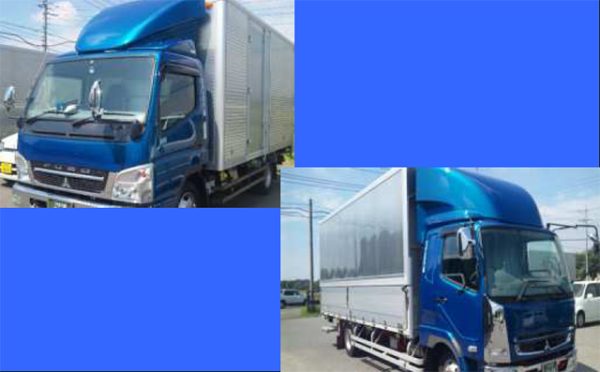 画像：2トン・4トン・10トン車